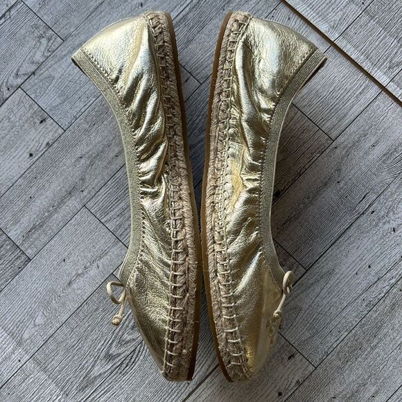 KATE SPADE Gold Metallic
Women's Clubhouse Espadrille Flats size 9 - Picture 7 of 9